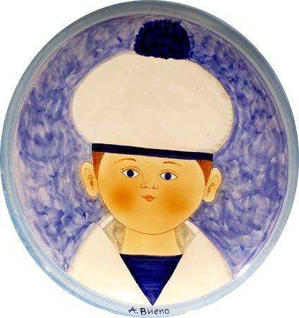 Art work by Antonio Bueno Marinaretto  - acrylic ceramic 